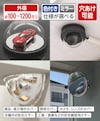 色付きやミラー仕様が選べる「アクリル半球(アクリルドーム)」