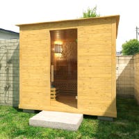 サウナ用ガラスドア