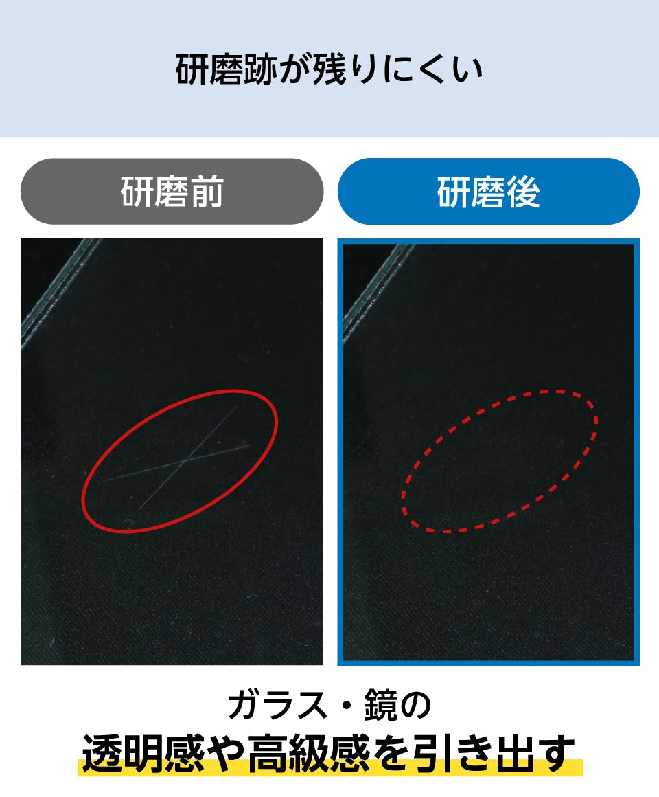 ガラス・鏡の傷消し用「ガラセリュウム」｜オーダーガラス板.com