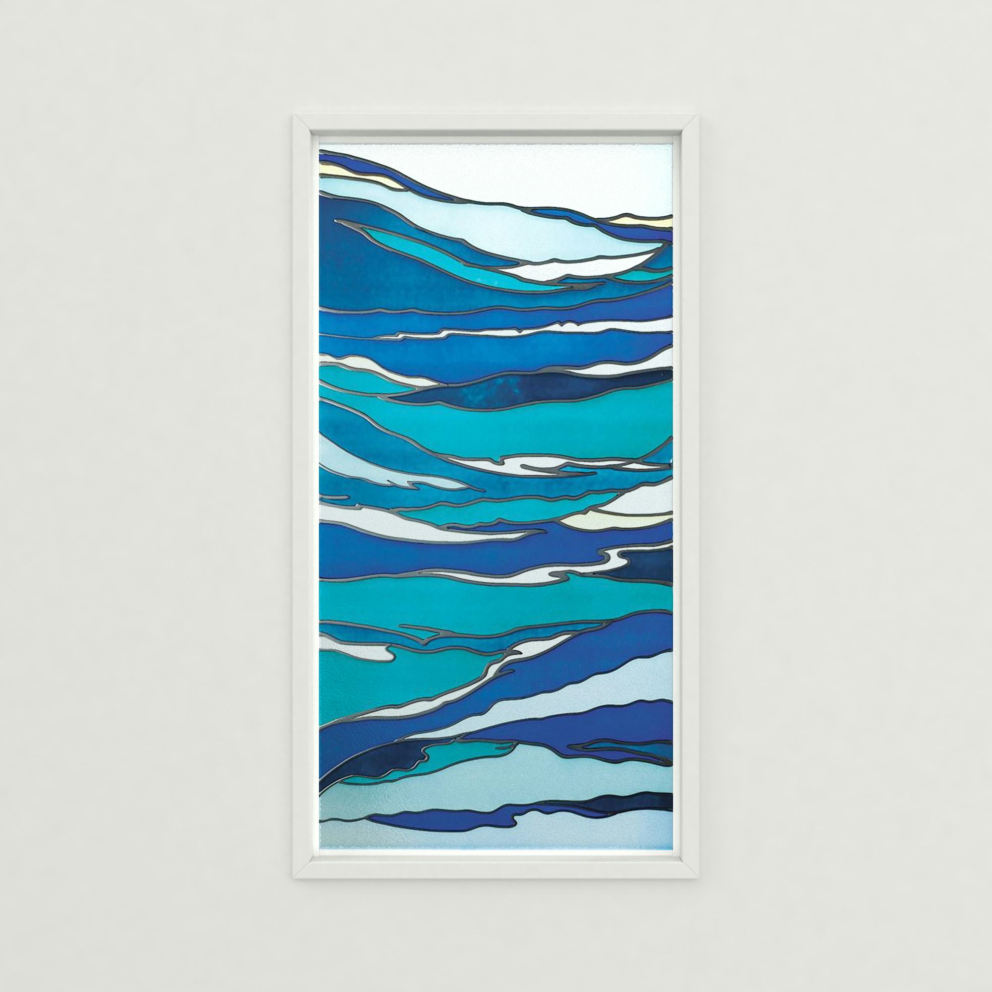 ステンドグラス風装飾ガラス(ブリリアントモーメント) K02｜オーダー