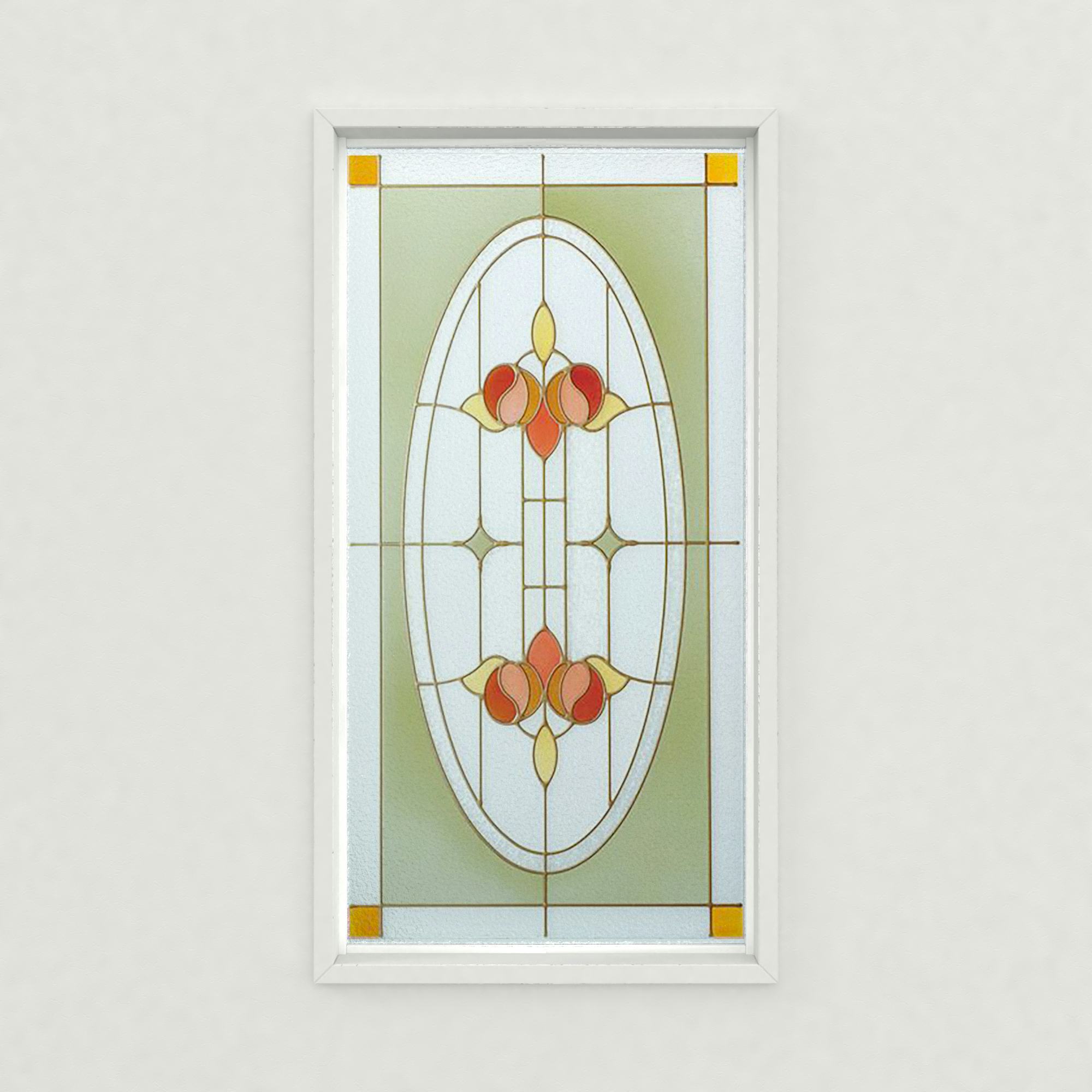 ステンドグラス風装飾ガラス(ブリリアントモーメント) K24｜オーダー